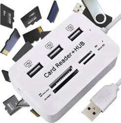 Retoo USB HUB SPLITTER 7IN1 CARD