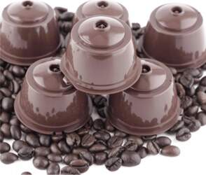 Reusable replacement coffee machine capsules 5