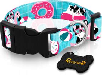 Reverse SOLID BAND COLLAR FOR DOG