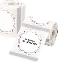 Round stickers 30mm label pattern Phomemo