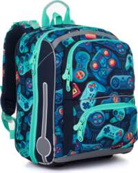 Satchel with console pads pattern Topgal