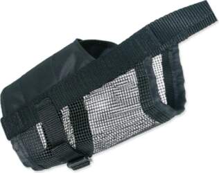 Trixie material muzzle with mesh for