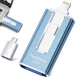 USB 256GB push-pull flash drive 4in1