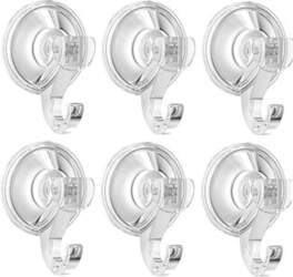WALL HOOKS WITH SUCTION CUPS SET