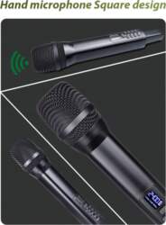 Wireless Microphone System with Handheld Microphones