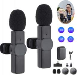 WIRELESS USB-C MINI LAPEL MICROPHONE FOR