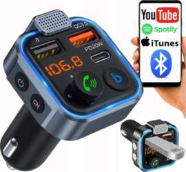 Xtrobb HANDSFREE FM MP3 BLUETOOTH TRANSMITTER
