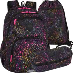3-piece set for class 4-8 backpack