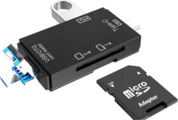 3in1 SD microSD memory card reader