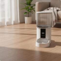 Automatic Cat Feeder Timed Dispensing Double