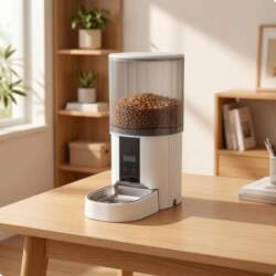 Automatic Cat Feeder Timed Dispensing Double