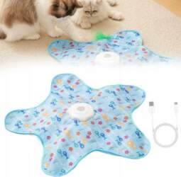 Automatic Cat Mat Interactive Toy with