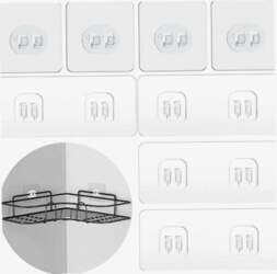 BATHROOM SELF ADHESIVE HOOKS FOR SHOWER