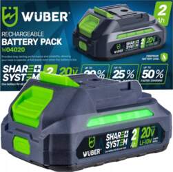 BATTERY WUBER SHARE+ LITHIUM ION SYSTEM