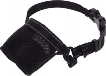 Black Polyester Dog Muzzle for Small