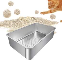 Cat Litter Box Large Capacity Splashproof