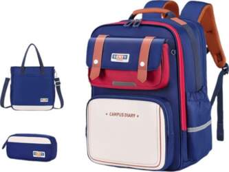 Children`s School Backpack 1-2 Class Red