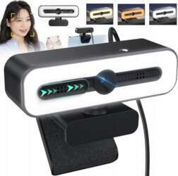 COMPUTER WEBCAM WITH FILLING LAMP BLACK