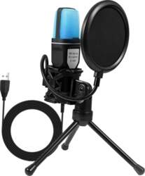 Condenser Microphone RGB Lighting USB Interface