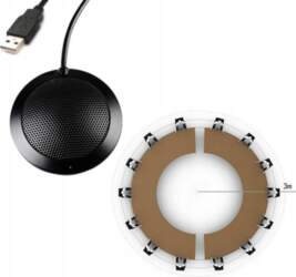 Conference Microphone Omnidirectional Condenser PC Mic