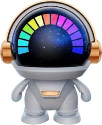 Cute Desktop Space Robot Subwoofer Blue&quot
