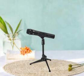 Desktop Tripod Microphone Stand Flexible Portable