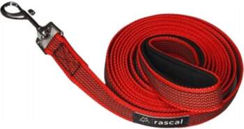 Dog leash training rubberized 3m RED