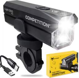 EVI BICYCLE LIGHT FRONT LED RECHARGEABLE