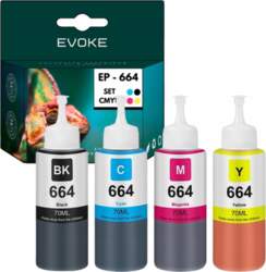 EVOKE 4x Epson 664 Printer Ink