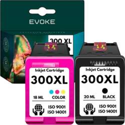 EVOKE Inks for HP 300 black