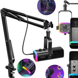 Fifine XLR Dynamic Microphone USB Gaming