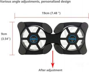 Foldable Cooler Notebook Laptop Cooling Pad