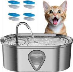 FOUNTAIN DRINKER CAT DOG WATER BOWL