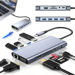 HUB 11IN1 USB-C ADAPTER FOR MACBOOK