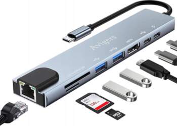 HUB Adapter USB C 8 in