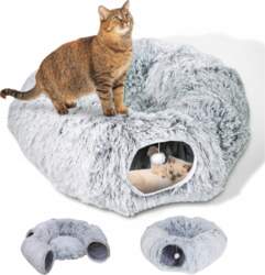 INTERACTIVE CAT TUNNEL PLUSH WITH RUSTLE