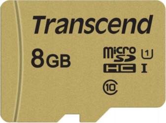 Memory card TRANSCEND 8 GB Adapter