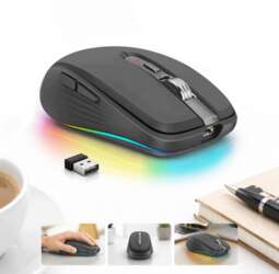 MINI WIRELESS MOUSE USB MOUSE BLACK