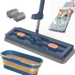 MOP WITH FLAT ROTARY SQUEEZER 360