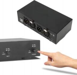 PHANTOM POWER SUPPLY 48V XLR USB