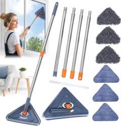PORTABLE ADJUSTABLE TRIANGULAR MOP 360° ROTATION
