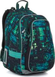 School backpack with cyber pattern Topgal