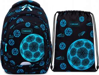 School Set Backpack Bag HEAD For
