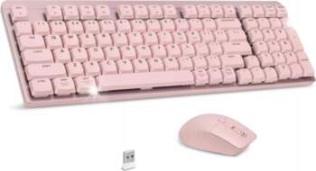 SET WIRELESS KEYBOARD MECHANICAL MOUSE 2