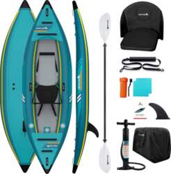 SINGLE INFLATABLE KAYAK 320 CM WITH