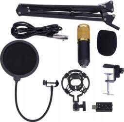 Studio Condenser Microphone, Multifunctional Condenser Microphone