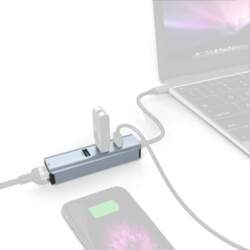 Tradebit HUB Docking Station USB-C LAN