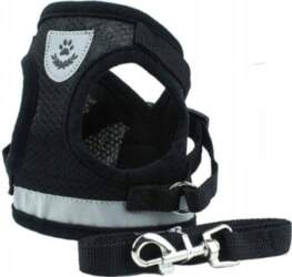 Trader BLACK ADJUSTABLE CAT HARNESS SIZE