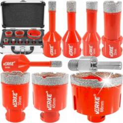 Verke SET OF DIAMOND DRILL BITS