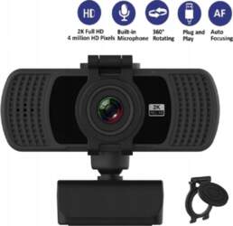 Webcam C6 with Microphone, 2K HD